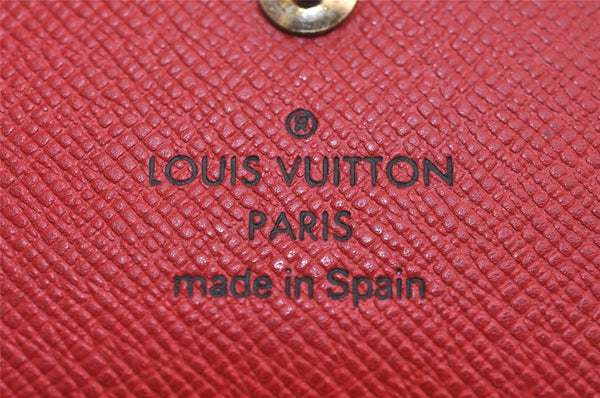 Authentic Louis Vuitton Epi Multicles 4 Key Case Red M63827 LV 4082J