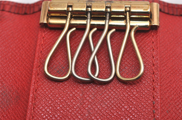 Authentic Louis Vuitton Epi Multicles 4 Key Case Red M63827 LV 4082J