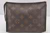 Auth Louis Vuitton Monogram Poche Toilette 19 M47544 Cosmetics Pouch Junk 4082K