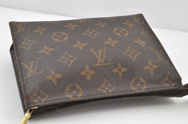Auth Louis Vuitton Monogram Poche Toilette 19 M47544 Cosmetics Pouch Junk 4082K