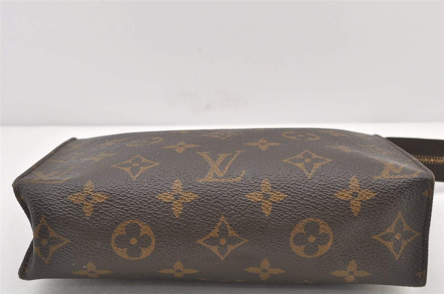 Auth Louis Vuitton Monogram Poche Toilette 19 M47544 Cosmetics Pouch Junk 4082K