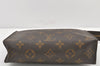 Auth Louis Vuitton Monogram Poche Toilette 19 M47544 Cosmetics Pouch Junk 4082K