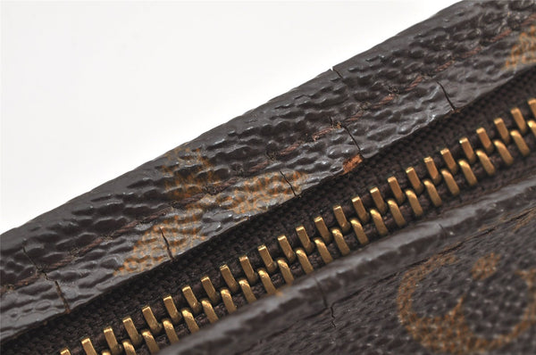 Auth Louis Vuitton Monogram Poche Toilette 19 M47544 Cosmetics Pouch Junk 4082K