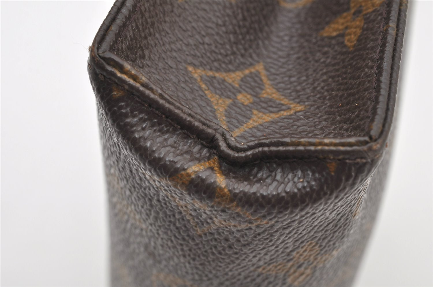 Auth Louis Vuitton Monogram Poche Toilette 19 M47544 Cosmetics Pouch Junk 4082K