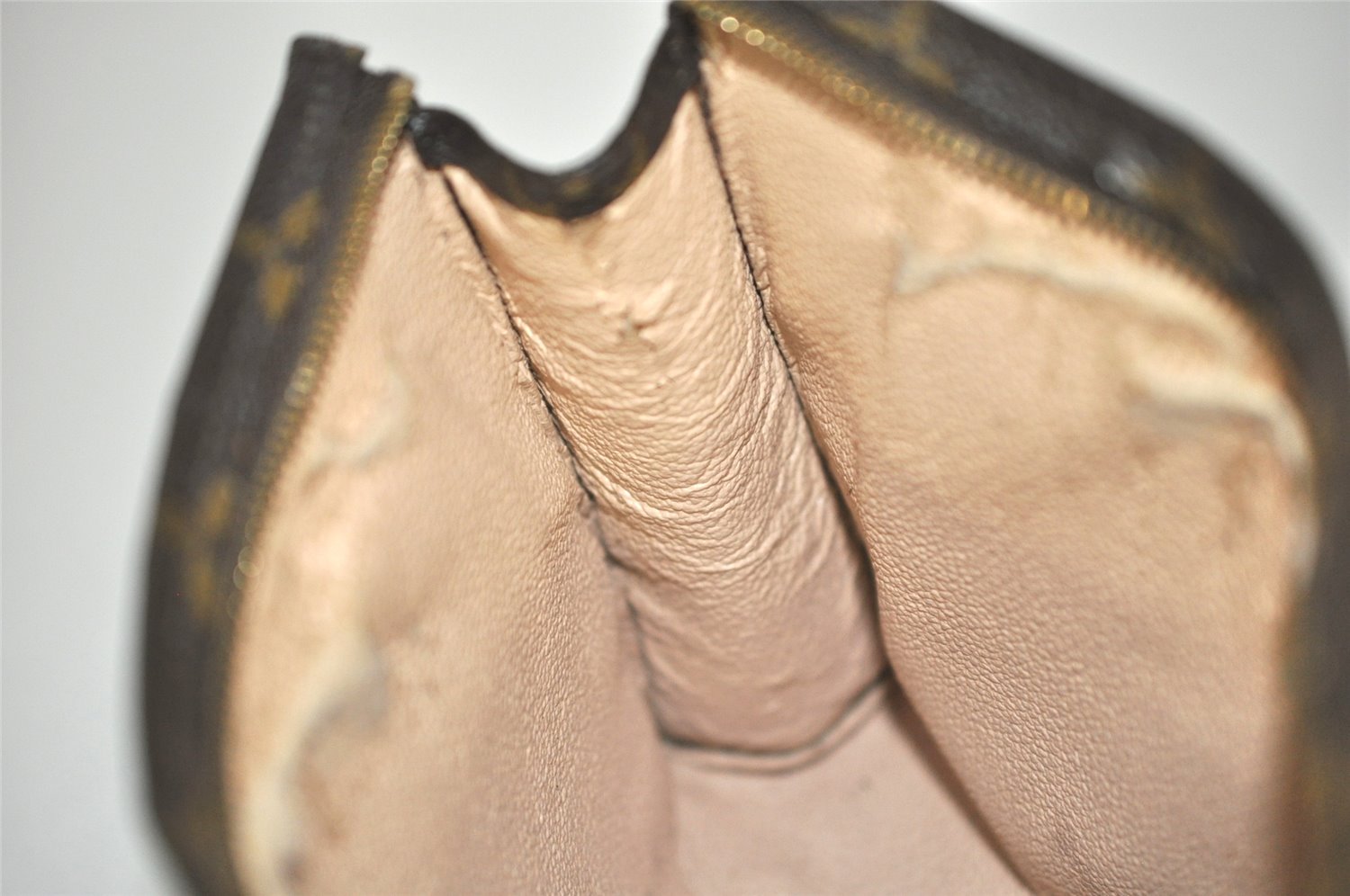 Auth Louis Vuitton Monogram Poche Toilette 19 M47544 Cosmetics Pouch Junk 4082K