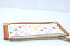 Authentic Louis Vuitton Monogram Multicolor Pochette Cles Coin Purse White 4083J