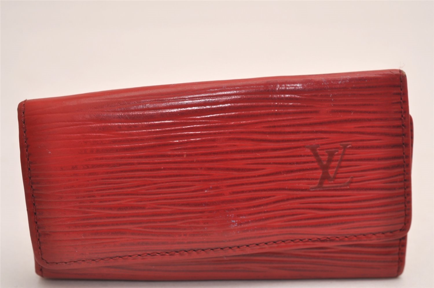 Authentic Louis Vuitton Epi Multicles 4 Key Case Red M63827 LV 4084J