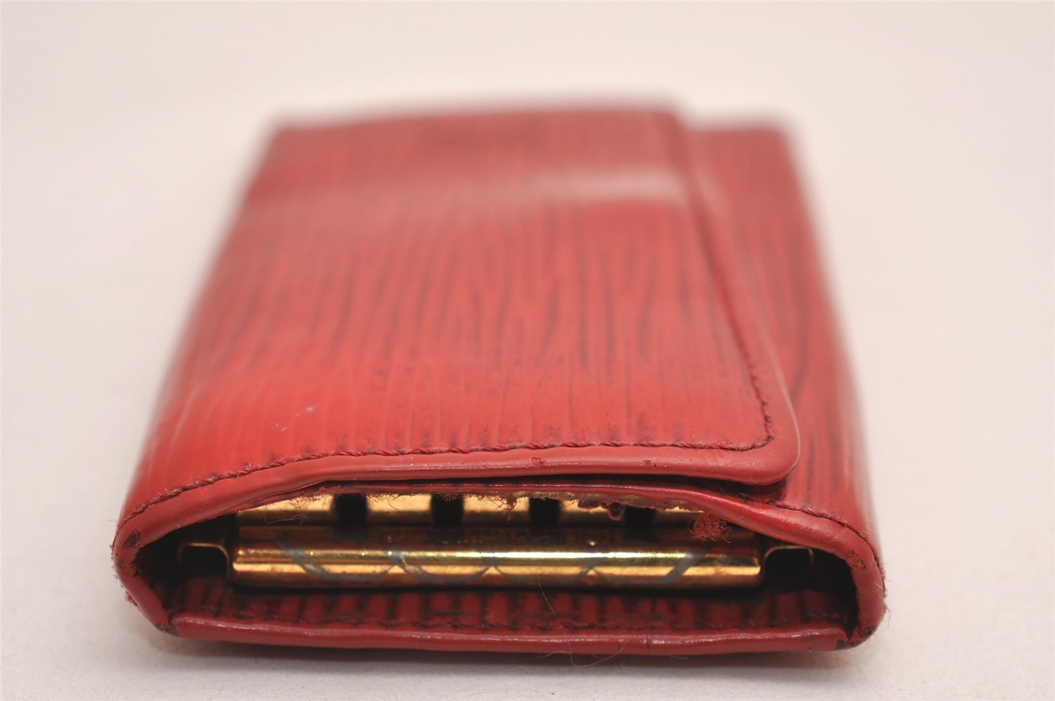 Authentic Louis Vuitton Epi Multicles 4 Key Case Red M63827 LV 4084J