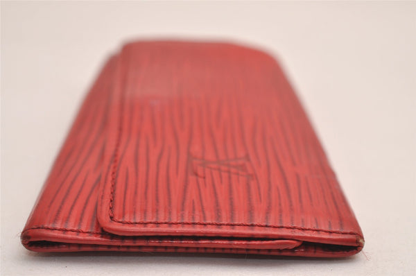 Authentic Louis Vuitton Epi Multicles 4 Key Case Red M63827 LV 4084J