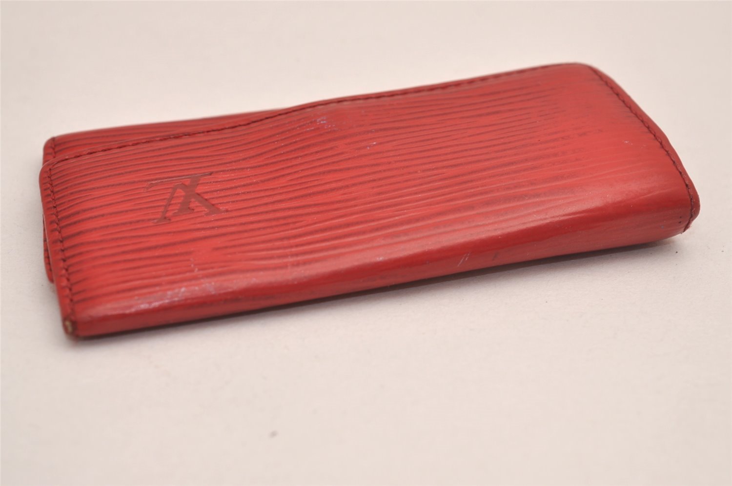 Authentic Louis Vuitton Epi Multicles 4 Key Case Red M63827 LV 4084J