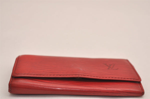 Authentic Louis Vuitton Epi Multicles 4 Key Case Red M63827 LV 4084J