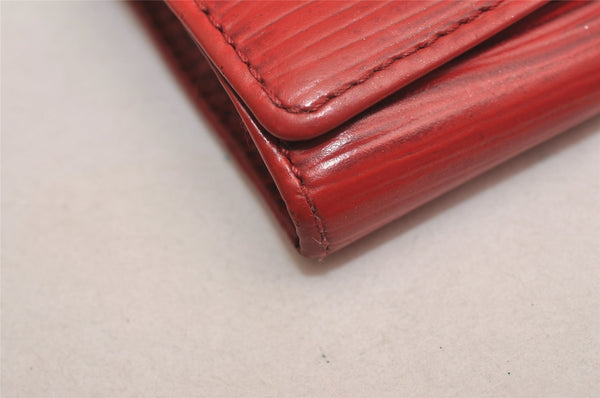 Authentic Louis Vuitton Epi Multicles 4 Key Case Red M63827 LV 4084J