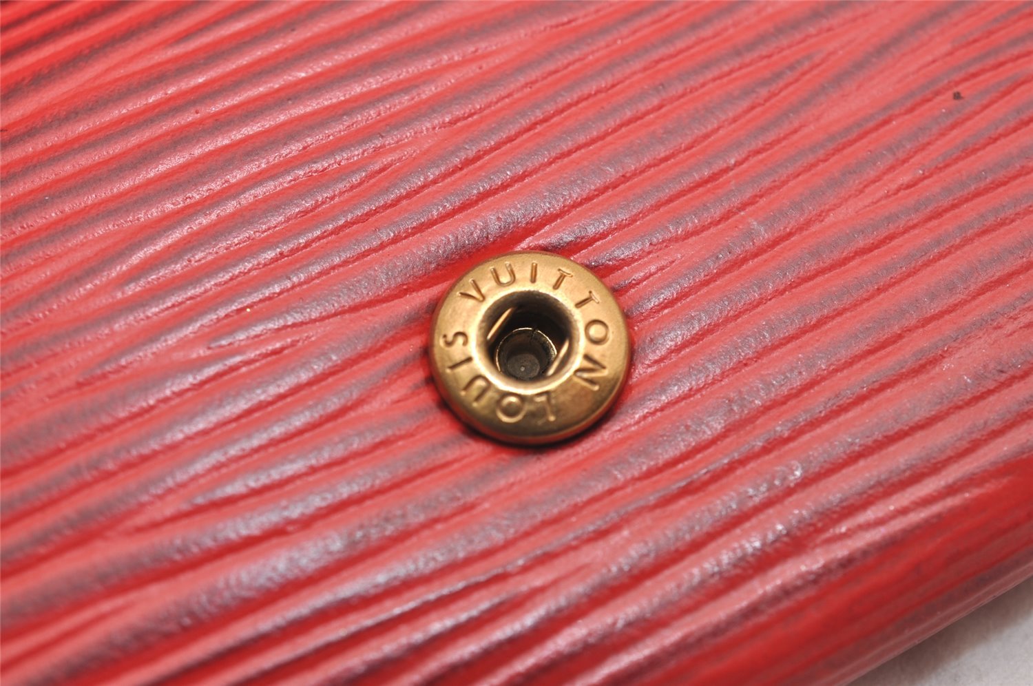 Authentic Louis Vuitton Epi Multicles 4 Key Case Red M63827 LV 4084J