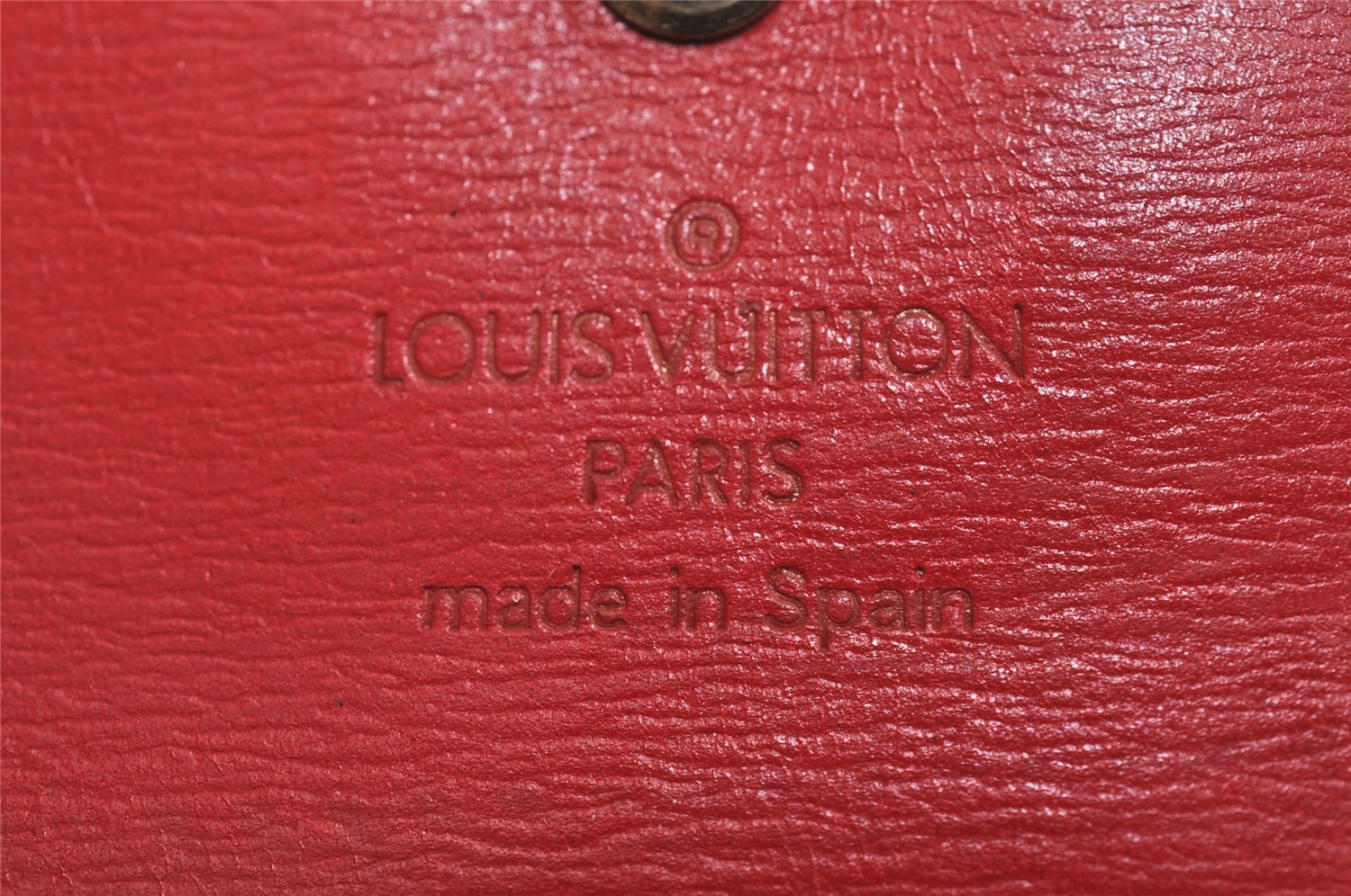Authentic Louis Vuitton Epi Multicles 4 Key Case Red M63827 LV 4084J