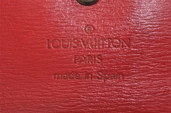 Authentic Louis Vuitton Epi Multicles 4 Key Case Red M63827 LV 4084J