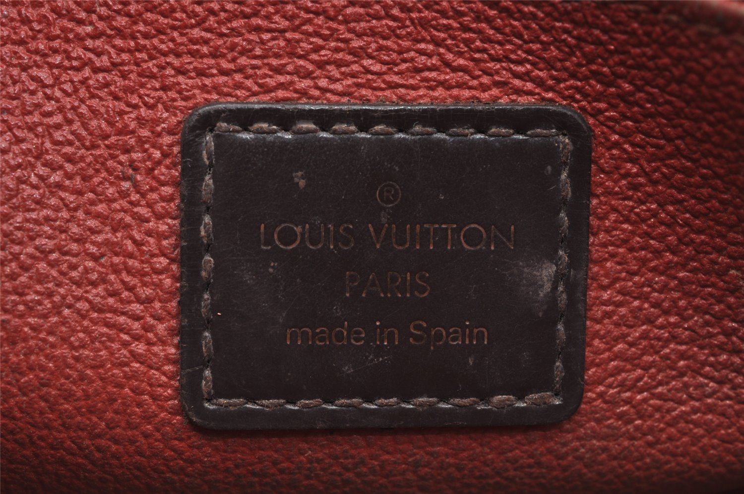 Authentic Louis Vuitton Damier Pochette Cosmetic PM Pouch N47516 LV 4085I