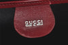 Authentic GUCCI Vintage Shoulder Hand Bag Purse Enamel Bordeaux 4085K
