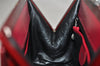 Authentic GUCCI Vintage Shoulder Hand Bag Purse Enamel Bordeaux 4085K
