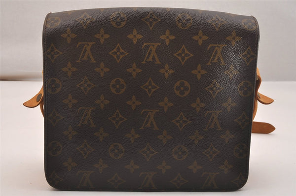 Authentic Louis Vuitton Monogram Cartouchiere GM M51252 Shoulder Cross Bag 4087J