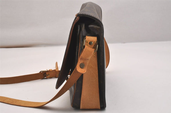 Authentic Louis Vuitton Monogram Cartouchiere GM M51252 Shoulder Cross Bag 4087J