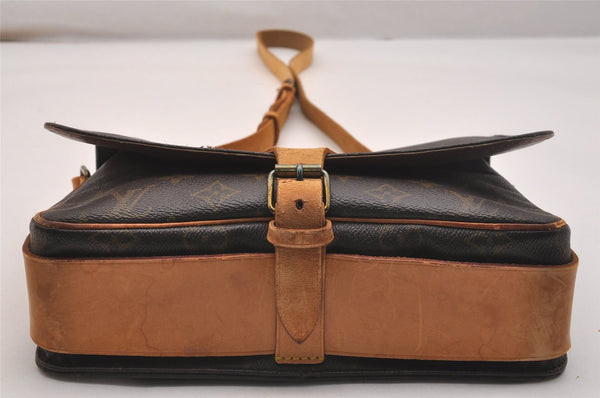 Authentic Louis Vuitton Monogram Cartouchiere GM M51252 Shoulder Cross Bag 4087J