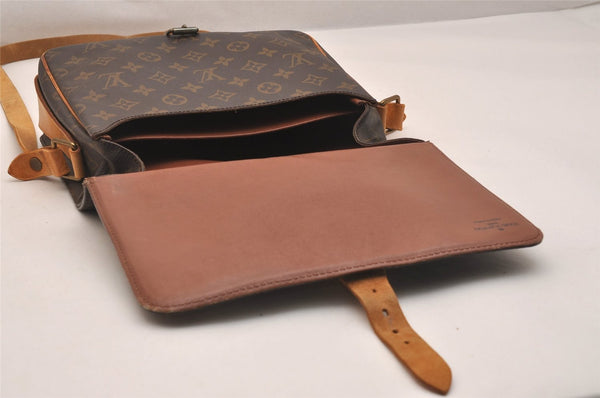 Authentic Louis Vuitton Monogram Cartouchiere GM M51252 Shoulder Cross Bag 4087J