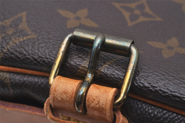 Authentic Louis Vuitton Monogram Cartouchiere GM M51252 Shoulder Cross Bag 4087J