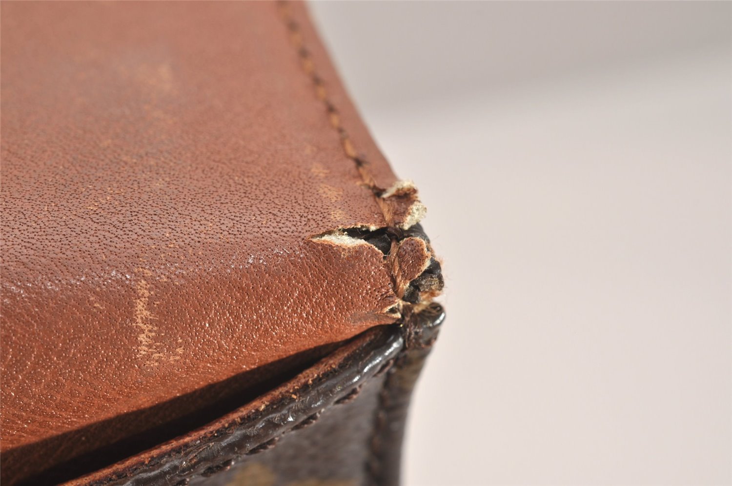 Authentic Louis Vuitton Monogram Cartouchiere GM M51252 Shoulder Cross Bag 4087J