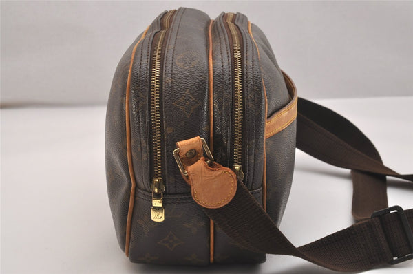 Authentic Louis Vuitton Monogram Reporter PM Shoulder Cross Bag M45254 LV 4088J