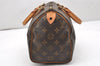 Authentic Louis Vuitton Monogram Speedy 25 Boston Hand Bag M41528 LV 4088K