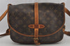 Authentic Louis Vuitton Monogram Saumur 30 Shoulder Cross Bag M42256 LV 4089J