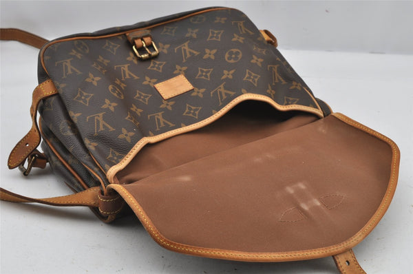 Authentic Louis Vuitton Monogram Saumur 30 Shoulder Cross Bag M42256 LV 4089J