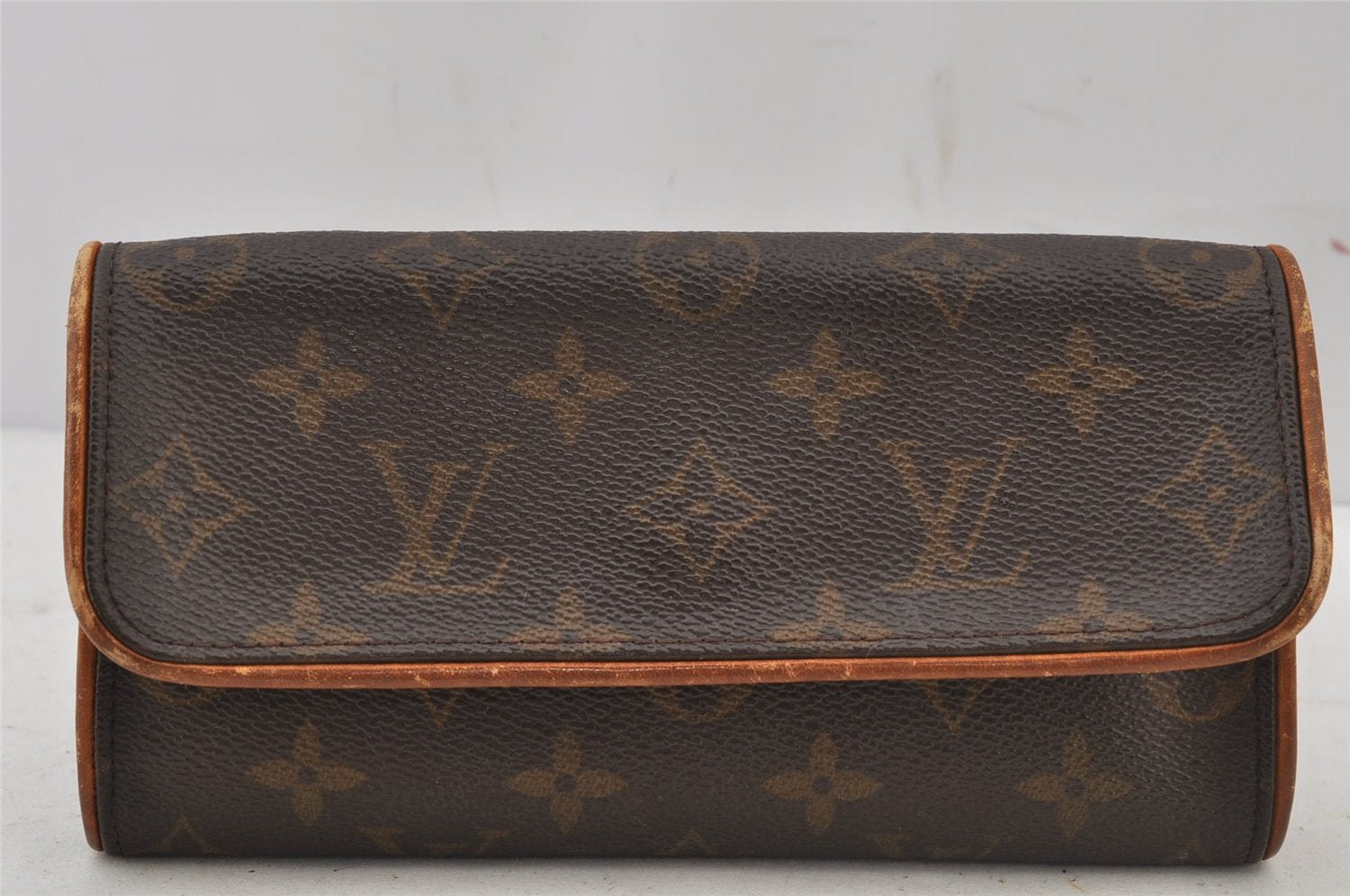 Authentic Louis Vuitton Monogram Pochette Twin PM Shoulder Bag M51854 LV 4090J