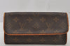 Authentic Louis Vuitton Monogram Pochette Twin PM Shoulder Bag M51854 LV 4090J