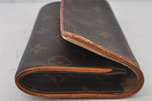 Authentic Louis Vuitton Monogram Pochette Twin PM Shoulder Bag M51854 LV 4090J