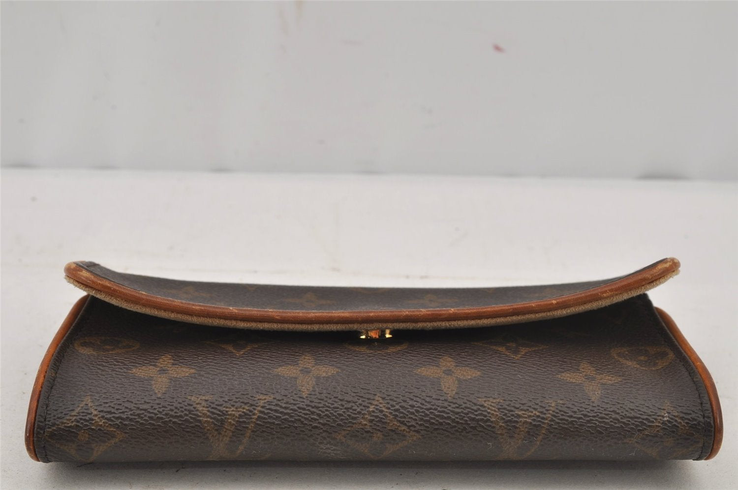 Authentic Louis Vuitton Monogram Pochette Twin PM Shoulder Bag M51854 LV 4090J