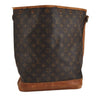 Authentic Louis Vuitton Monogram Noe Shoulder Drawstring Bag M42224 Junk 4091J