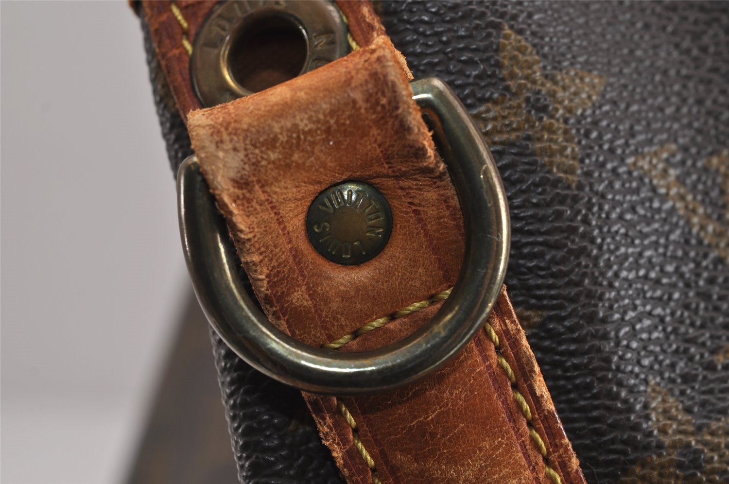 Authentic Louis Vuitton Monogram Noe Shoulder Drawstring Bag M42224 Junk 4091J