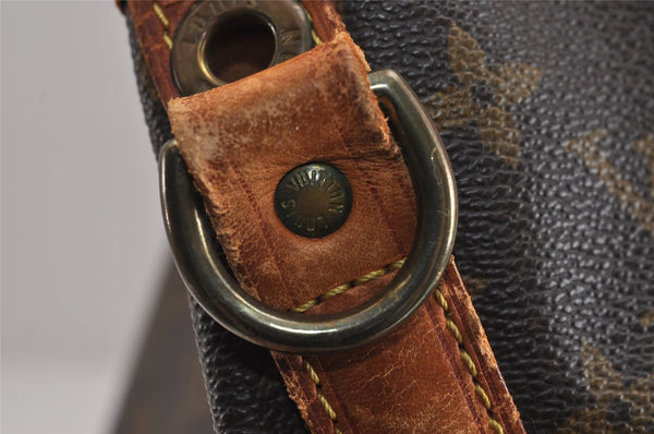 Authentic Louis Vuitton Monogram Noe Shoulder Drawstring Bag M42224 Junk 4091J