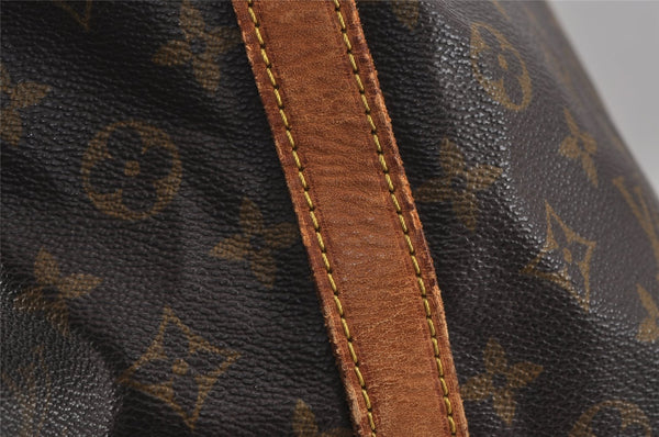 Authentic Louis Vuitton Monogram Noe Shoulder Drawstring Bag M42224 Junk 4091J