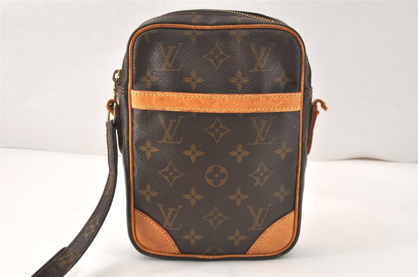 Authentic Louis Vuitton Monogram Danube Shoulder Cross Bag M45266 Junk 4091K