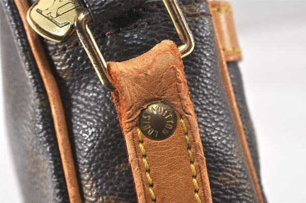 Authentic Louis Vuitton Monogram Danube Shoulder Cross Bag M45266 Junk 4091K