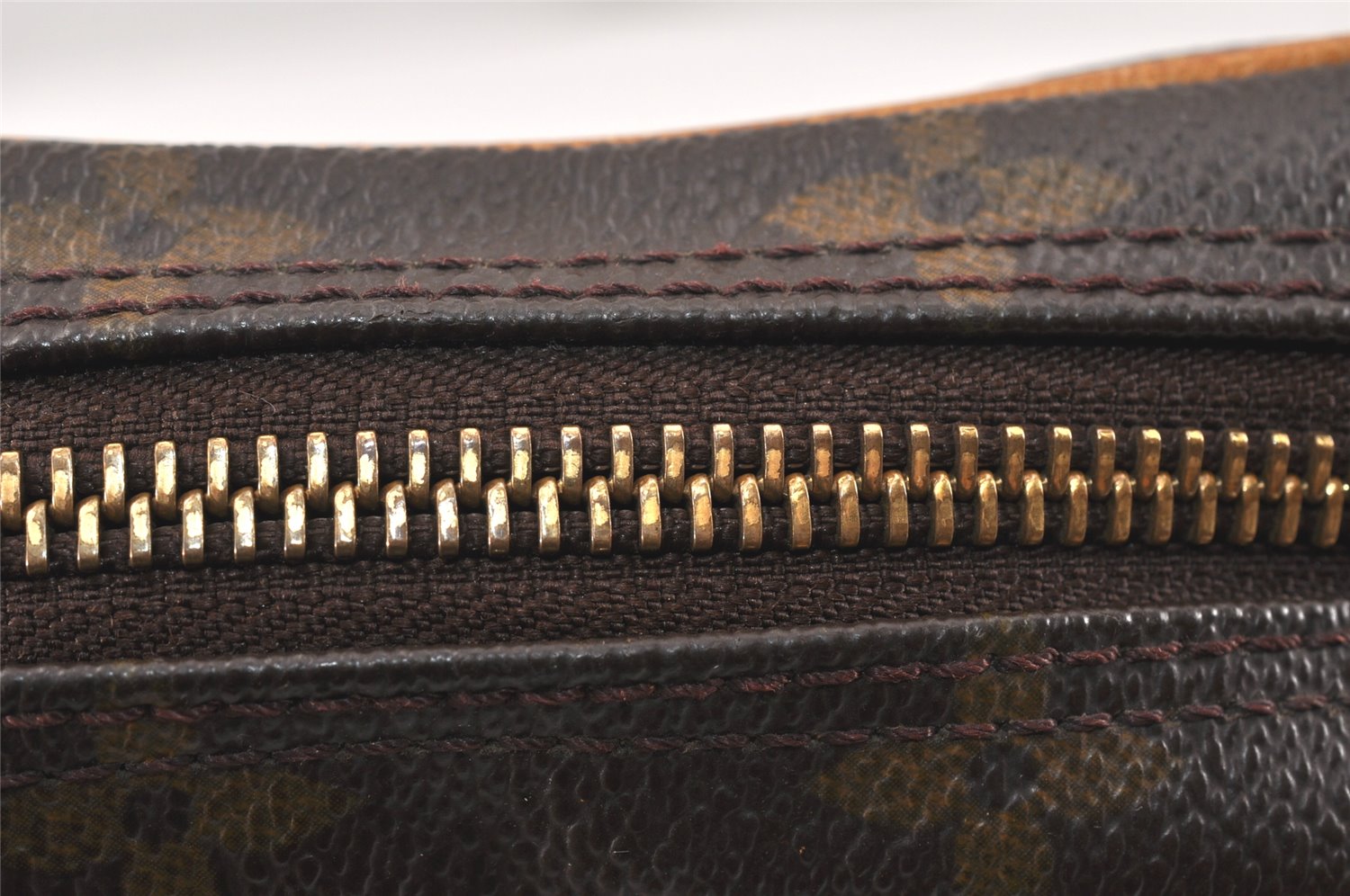 Authentic Louis Vuitton Monogram Danube Shoulder Cross Bag M45266 Junk 4091K