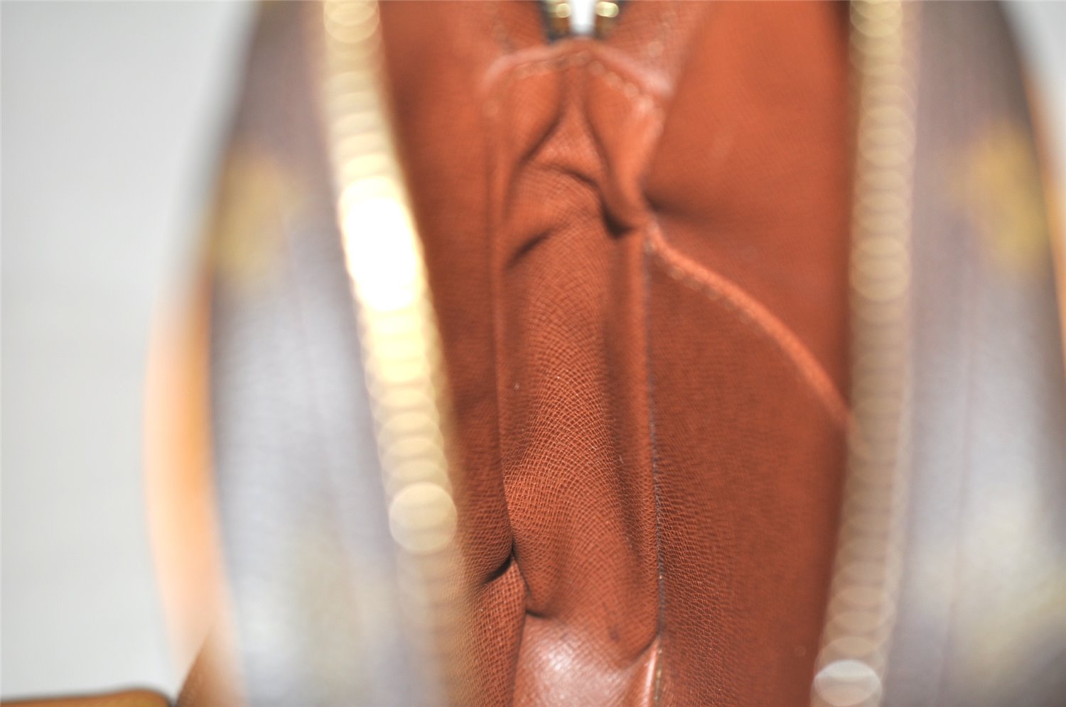 Authentic Louis Vuitton Monogram Danube Shoulder Cross Bag M45266 Junk 4091K