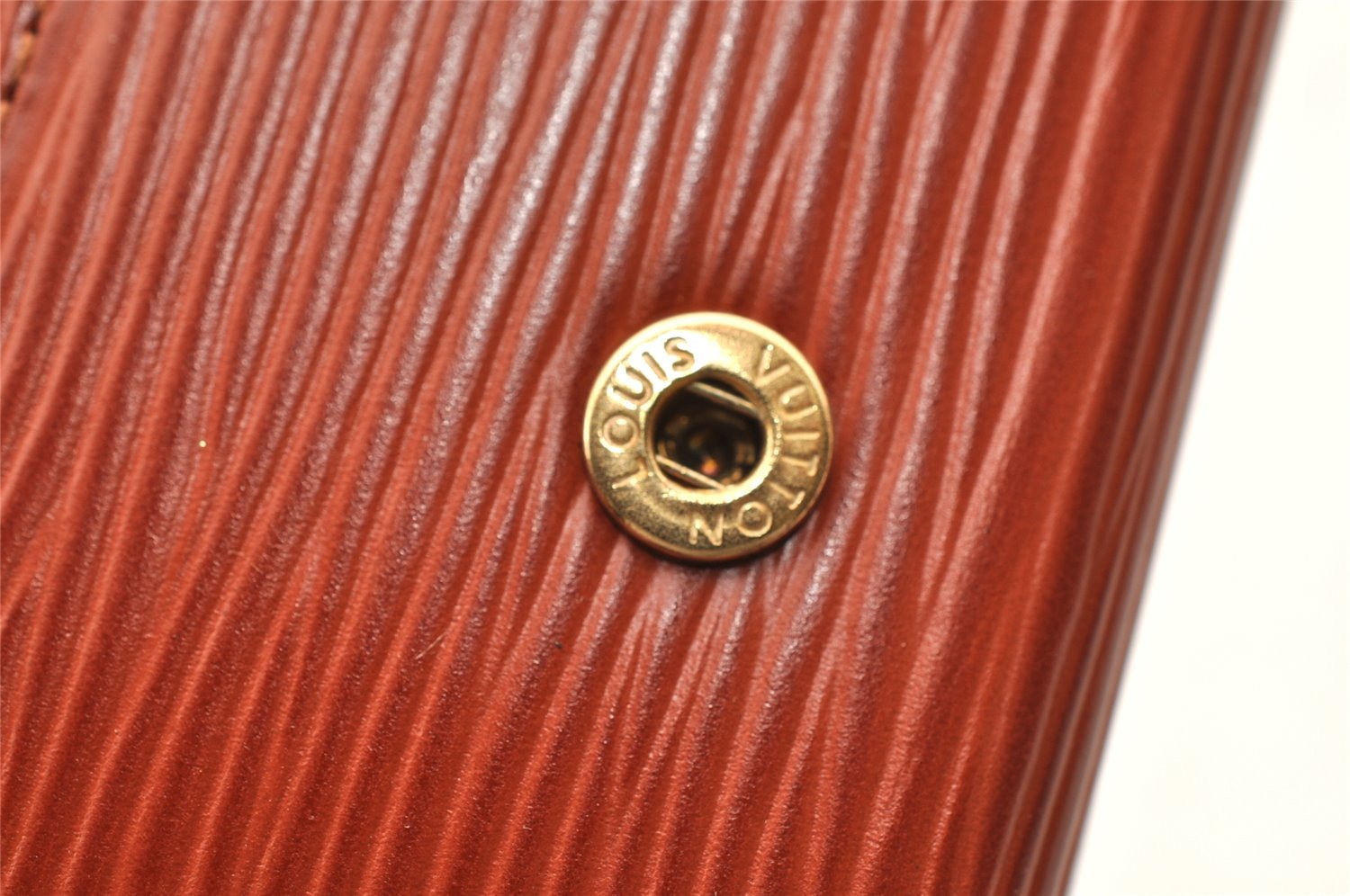 Authentic Louis Vuitton Epi Multicles 4 Four Key Case Brown M63828 LV 4092I