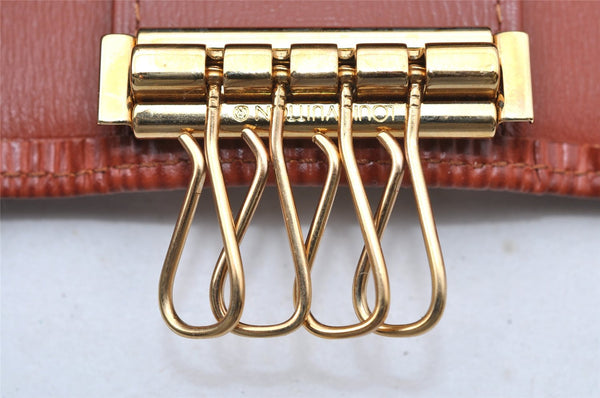 Authentic Louis Vuitton Epi Multicles 4 Four Key Case Brown M63828 LV 4092I