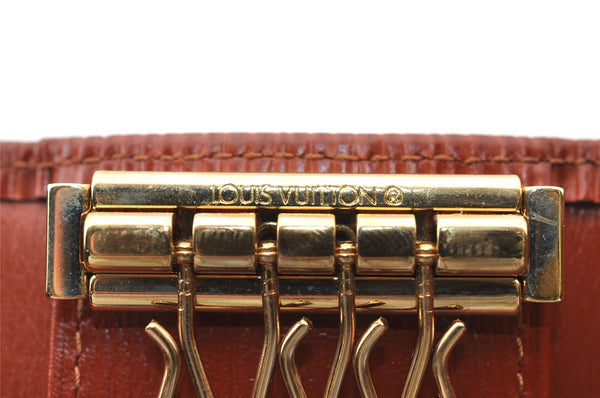 Authentic Louis Vuitton Epi Multicles 4 Four Key Case Brown M63828 LV 4092I