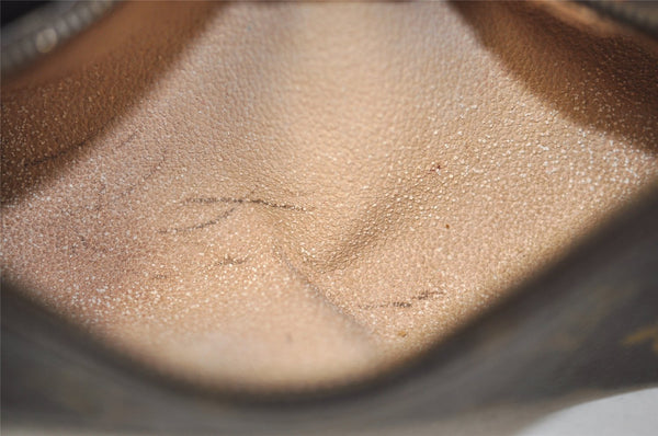 Authentic Louis Vuitton Monogram Trousse Ronde Pen Case Pouch M47630 Junk 4093I