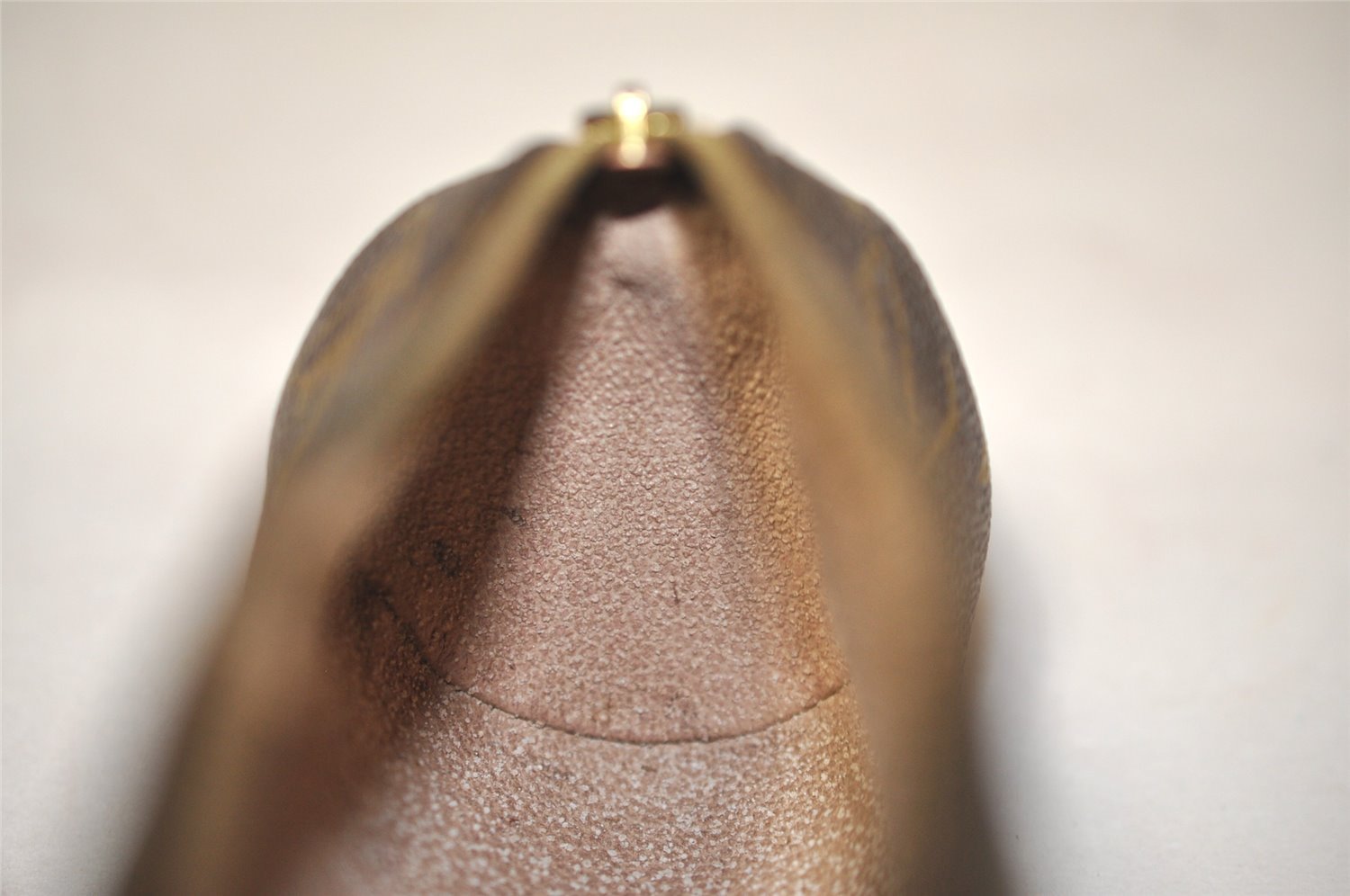 Authentic Louis Vuitton Monogram Trousse Ronde Pen Case Pouch M47630 Junk 4093I