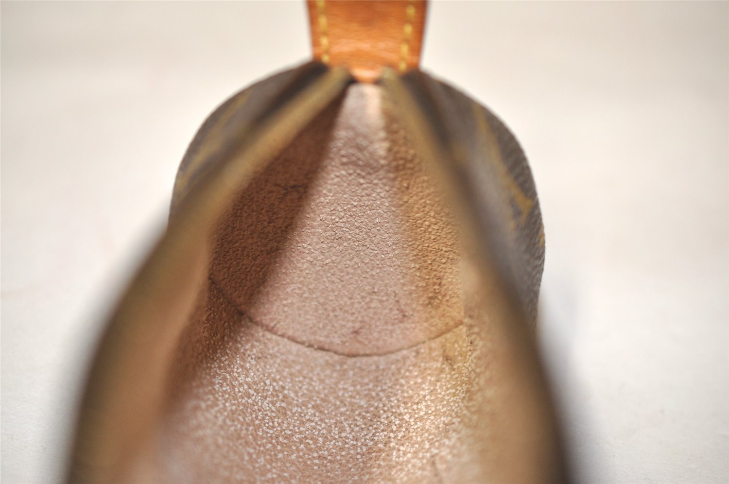 Authentic Louis Vuitton Monogram Trousse Ronde Pen Case Pouch M47630 Junk 4093I